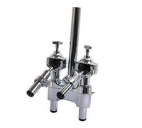 UPKOCH Double Drum Tom Holder Bracket for Jazz Drum Set Lightweight Support Stand for Drummer Accessories Tom Mounting
