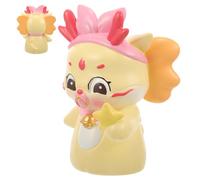UPKOCH Dragon-shaped Piggy Bank Cute Cartoon Figurine Desktop Money Saving Box for Year Christmas Home Decor