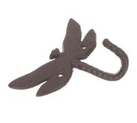 UPKOCH Dragonfly Design Iron Wall Hook Hanging Decorative Wall Hanger Hooks with Easy Installation and Removal Simple Structure Suitable for Hats Picture Frames