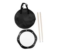 UPKOCH Drum Practice Pad Set with Metronome and Carry Pouch Silent Dumb Drum Cushion for Basic Rhythm Training and Percussion Skills Suitable for Drumstick Exercises