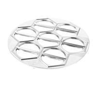 UPKOCH Dumpling Maker Mold Cavity Aluminum Alloy Kitchen Essential for Easy Dumpling Preparation and Storage for Homemade Ravioli and Pastry Making