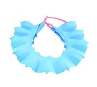 UPKOCH Ear Protection Cap for Boys and Girls Safe Soft Tpe Material Newborn Shower Bathing Hat Boys and Girls Shower Cap Glue Blue