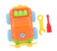UPKOCH Early Education Car for Plastic Take Apart Vehicle Model with Movable Accessories Safe Large Parts Construction for Problem Solving and Skill Development Random Color