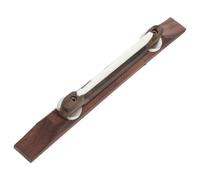 UPKOCH Ebony Archtop Guitar Bridge Bone Saddle Height Accessory for Jazz Guitar and Mandolin Smooth Finish Custom Design