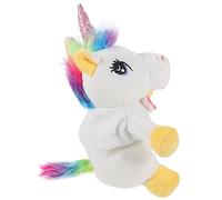 UPKOCH Educational Unicorn Hand Puppet Plush for Storytelling and Role Play Soft Full Body DIY Plush Animal Puppet for Interactive Parent Bonding
