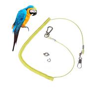 UPKOCH Elastic Parrot Leash Flying Training Rope 10 Meters No.5 Claw Ring Pet Bird Leash for Parrot Flight Training and Outdoor Use Random Color