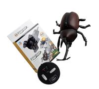 UPKOCH Electric Remote Control Beetle with Luminous Eyes Realistic Walking Insect Simulation Flexible Wheel for Educational Creative Play Battery Not Included