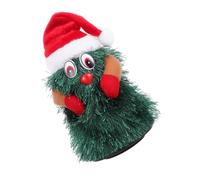 UPKOCH Electric Rotating Artificial Xmas Tree with Singing Dancing Musical Doll Medium Holiday Table Decor for Home Party Interactive Festive Ornament for Imaginative Play and Seasonal