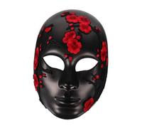 UPKOCH Embroidered Floral Chinese Mask Lightweight Comfortable Fit Party Dress Up Performance Accessory for Carnival Masquerade Festival Gatherings