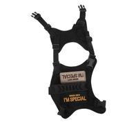 UPKOCH Escape Tactical Cat Harness with Padded Adjustable Vest for Walking and Traveling Secure D-ring Attachment Black Vest with Embroidered Patches for Adventurous Cats
