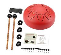 UPKOCH Ethereal Drum Metal Tongue Drum Hand Percussion Musical Instrument for Practice Performance