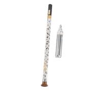 UPKOCH Ethnic Vertical Blowing Bawu Instrument g Tuning Traditional Chinese Flute Detachable Design Blue and White Porcelain Color Suitable for Music Enthusiasts and Adults