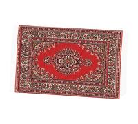 UPKOCH Exotic Miniature Turkish Style Rug for Dollhouse Decoration Scale Floor Mat for Miniature Home Adornment and Creative Landscaping