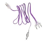 UPKOCH Fencing Body Cord Hand Wire 3-pin Connector Purple Foil Sabre Conductive Cable for Training and Tournament Use