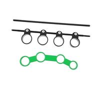 UPKOCH Finger Exerciser Guitar Finger Expander for Beginner and Trainers 2pcs Abs and Copper for Practice Playing Gestures and Playing Banjos Black and Green Musical Instrument
