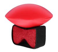 UPKOCH Finger Shaker Rhythm Hammer Egg Shaker Plastic Music Finger Ring Sand Bell Shot for Guitar Ukulele Mandolin Banjo Musical Instruments Tool Accessories Red
