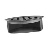 UPKOCH Fire Pit Ash Holder Metal Pan with Safety Mesh and Perforated Bottom Round Grate Design for Wood Burning Stove Outdoor Bbq and Camping Ash Removal Accessory