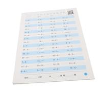 UPKOCH First Grade Paper Math Workbook for Bright Colored Counting Exercise Book Reusable and Preschool Math Practice Suitable for Home and School Use