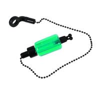 UPKOCH Fishing Alarm Set Iron Rod and Green Bite Indicator Practical Fishing Bite Alarm Kit for Carp Bank Stick Compatible Silent No-Light