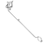 UPKOCH Flute Lyre Folding Music Score Stand Music Clip Holder for Clarinet and Oboe Portable for Marching Band and Practice
