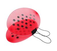 UPKOCH Foldable Ladybug Wings Costume, Foldable Crimson and Ebony Cosplay Wings for Halloween, Masquerade, Carnival Party Dress Accessories for and Adults