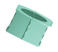 UPKOCH Foldable Portable Toilet for Car Travel Lightweight S Potty Training Seat Compact Green Folding Potty for Boys and Easy to Carry and Assemble for Outdoor and Indoor Use