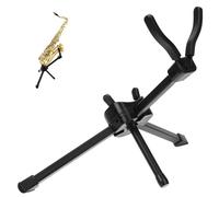 UPKOCH Foldable Saxophone Stand with Storage Bag Non-skid Saxophone Holder Reliable Display Bracket for Home and Performance