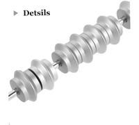 UPKOCH Foosball Scoring Counters Silver Accurate Table Soccer Score Keeper Rapid Bead Match Scoring Unit Compact Football Table Accessory for Game and Parties