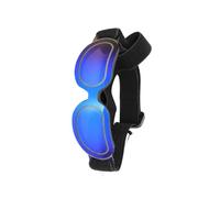 UPKOCH Funny Colorful Pet Glasses for Dogs Adjustable Strap Lightweight Metal Frame Blue Sunglasses for Cats and Dogs Party Prop Accessories