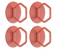 UPKOCH Furniture Door Handles 4Pcs Carbon Steel Sticky Pull Knobs for Drawer and Cupboard Easy to Use in the Living Room