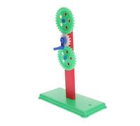 UPKOCH Gear Assembly Experimental Equipment with Large Medium Small Toothed Wheels and Bracket Physics Mechanics Teaching Kit for Classroom and Laboratory Use Removable and Random Color