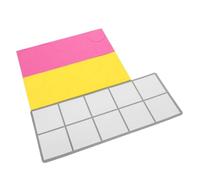 UPKOCH Giant Magnetic Ten Frames Math Manipulatives with Foam Ten Frames and Counters for Classroom Kindergarten Early Math Education Teaching Number Concepts Counting Addition