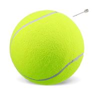 UPKOCH Giant Nylon Tennis Ball for Pets Light Green Large Soft Pet Ball for Outdoor Sports and Beach Activities