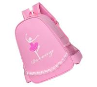 UPKOCH Girl Ballerina Backpack, Oxford Cloth Ballet Dance Bag | Elegant Bright-colour Design, Quick-access Side Pockets, Shoulder Strap, Comfortable Carrying for Keys, Bottles