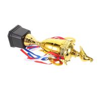 UPKOCH Gold Trophy Cup with Elegant Crown Competition Trophy for Sports Events Soccer Basketball Volleyball Tournaments for Xmas Party Favors