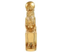 UPKOCH Golden Resin Egyptian Sphinx Figurine Sculpture Creative Vintage Tabletop Addition for Room Decoration with Unique Beauty and Craftsmanship