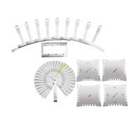 UPKOCH Guitar Accessories 47-piece Tool Set Including T-ruler String Height Ruler Radian Rule Storage Bag