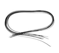 UPKOCH Guitar Binding Strips Black Trim Edge 10pcs Made of Sturdy Abs Material Versatile Usage Protective and Decorative Functions for Acoustic and Classical Guitars