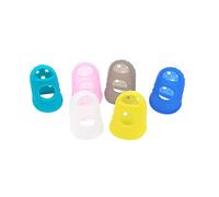 UPKOCH Guitar Fingertip Protectors Comfortable to Wear 10pcs Silicone Finger Guards Improve Practicing Efficiency Size Extra L Random Color for Ukulele Beginners