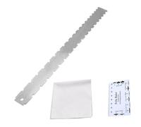 UPKOCH Guitar Neck Straight Edge Notched Measuring Tool String Action Gauge Luthier Tools Ruler for Electric Guitars
