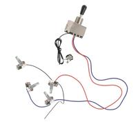 UPKOCH Guitar Tone Jack Potentiometer Switch Complete Wiring Harness Kit for Gs Guitars