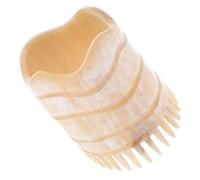 UPKOCH Hair Shampoo Brush Scalp Massage Comb Fine Teeth Yak Horn Material Scalp Scrubber Brush for Relaxation and Hair Care in Wellness Routine Random Style