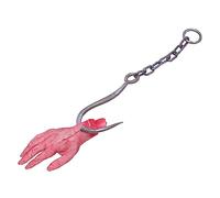 UPKOCH Halloween Severed Hand Prop with Hook Realistic Spooky Decoration for Haunted Houses and Parties Easy to Hang Indoor Outdoor Halloween Horror Tricky