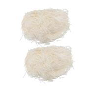 UPKOCH Hamster Bedding Paper Scraps 2pcs Beige Pet Mat Cushioning Material 100g Pack Small Size Pet Nest Supplies for Hamster Bedding and Padding