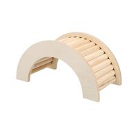 UPKOCH Hamster Ladder Climbing Toy Wooden Mouse Ladder Supply with Bridge and Waves for Small Pets Exercise and Play