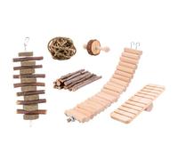 UPKOCH Hamster Ladder Set Durable Pet Cage Platform for Animals Fun Rabbit Guinea Pig Plaything Decorative Climbing Activity Accessories