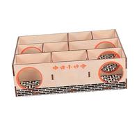 UPKOCH Hamster Wooden Maze Tunnel Activity for Small Pets Interactive Fun for Mice and Dwarf Hamsters Promotes Exercise and Boredom for Enrichment