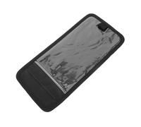 UPKOCH Handicap Placard Holder for Car Visor Card and Note Slots, Black PVC Disability Placard Organizer, Elastic Strap Auto Sun Visor Storage Pouch for Vehicle Accessories