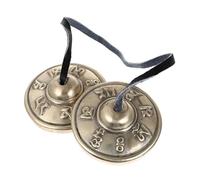 UPKOCH Handmade Pure Copper Ring The Bell Yoga Meditation Cymbals Bell Religious Percussion Instrument for Deep Resonance Serenity