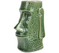 UPKOCH Hawaiian Party Mugs Ceramic Tiki Cups Creative Elegant Designs Green Cocktail Drinkware for Bar and Tiki Bar Entertaining